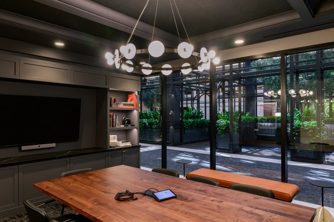 An interior shot of Conference B