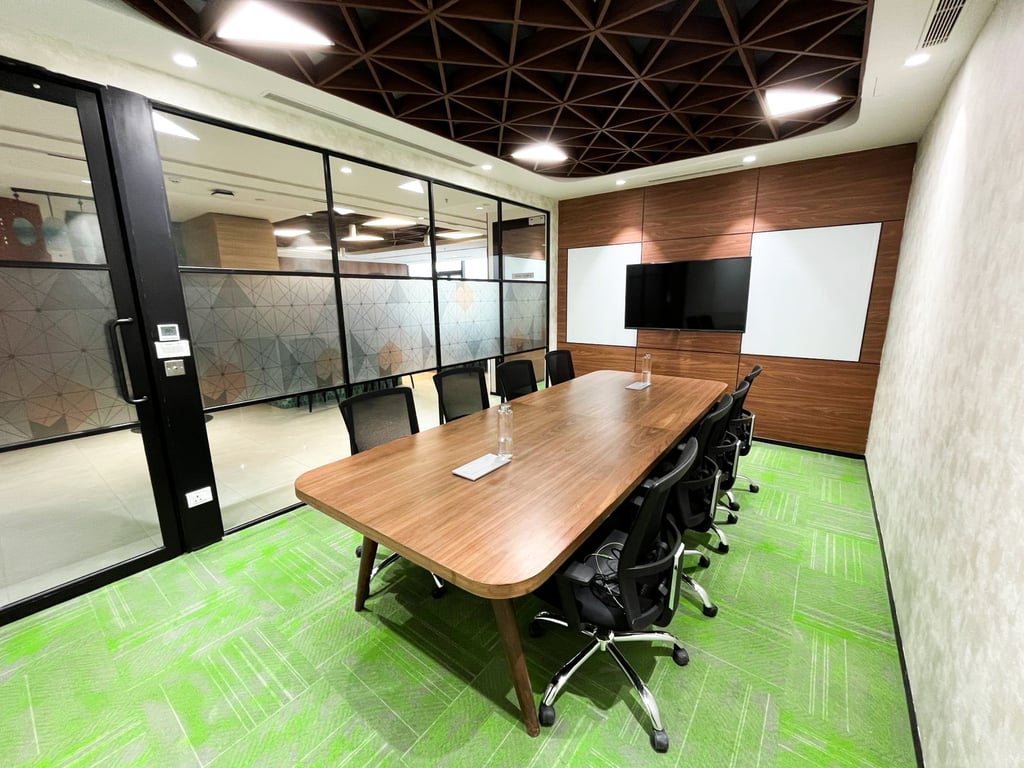 An interior shot of Meeting room 1 - 8 Seater - 5th Floor