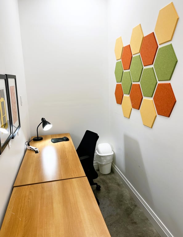 An interior shot of "THE BUZZ" / Private Office #11A