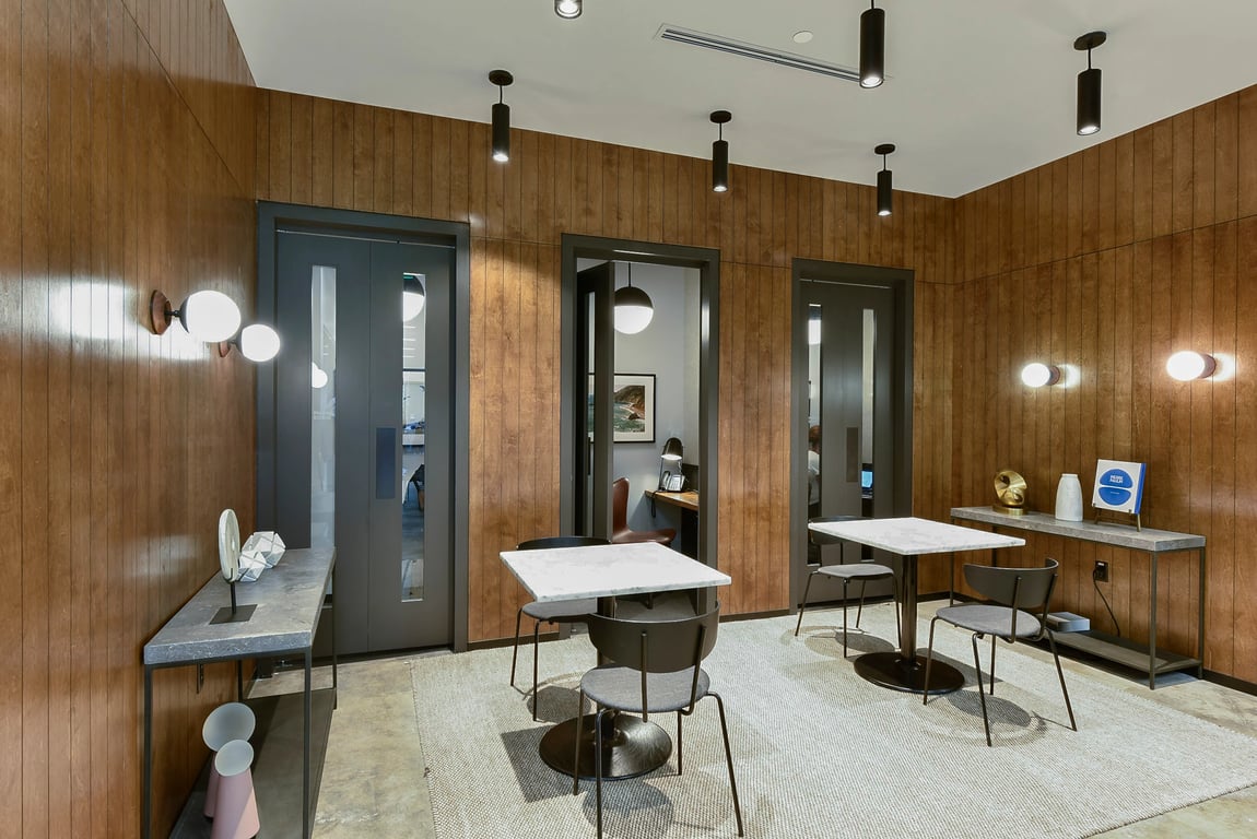 An interior shot of Industrious - West Midtown Atlanta