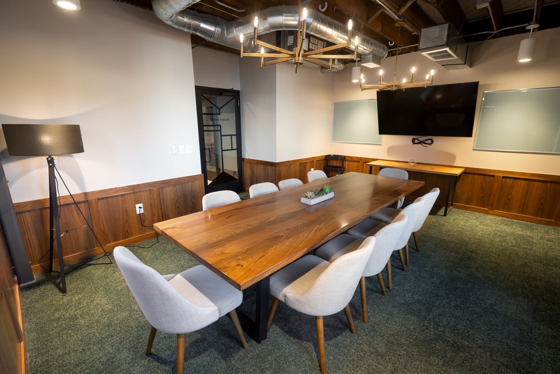 An interior shot of Boardroom