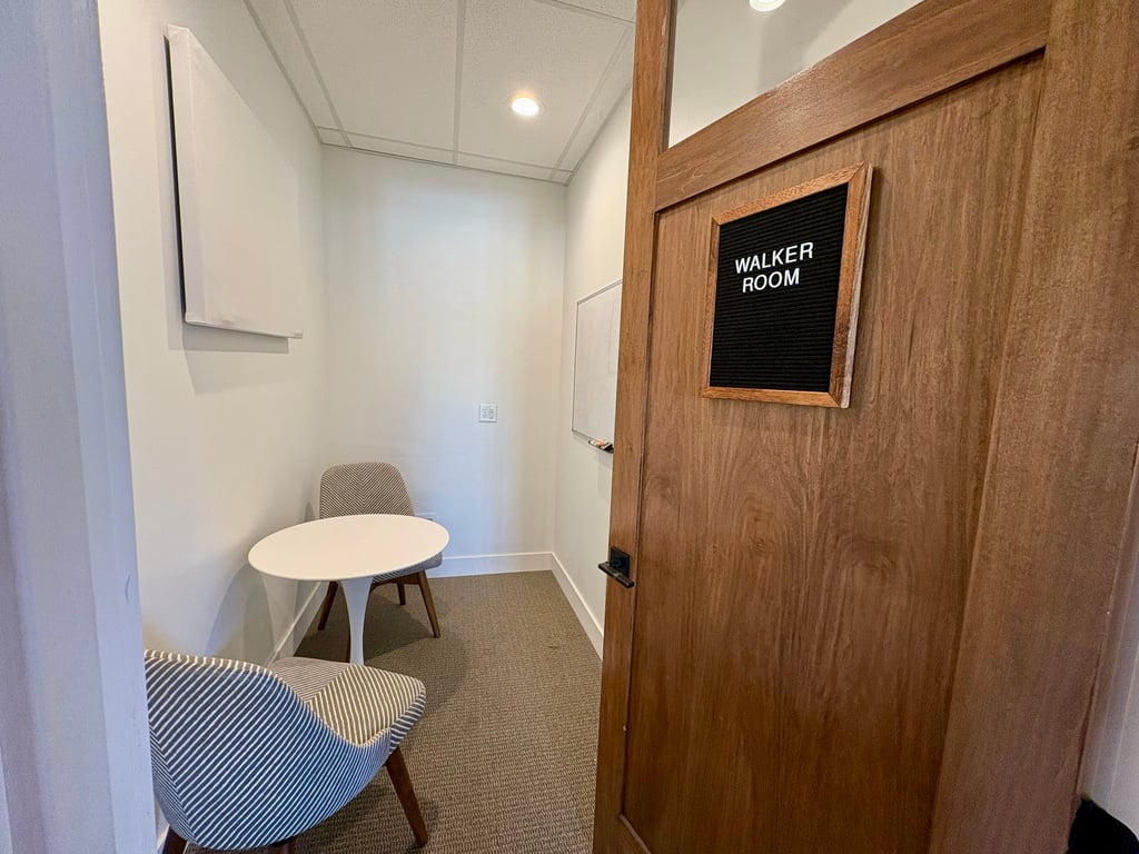 An interior shot of Walker Consult Room
