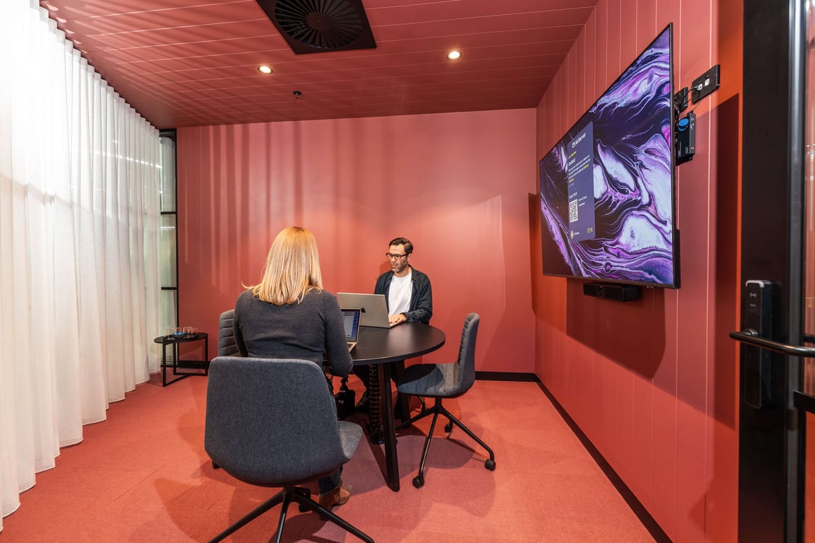 An interior shot of Schmooze