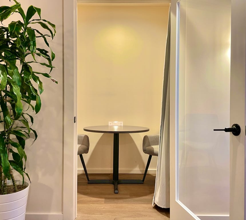 An interior shot of Lil' Pod