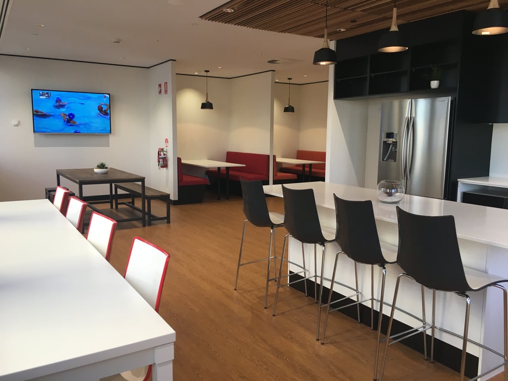 An interior shot of @WORKSPACES - Brisbane