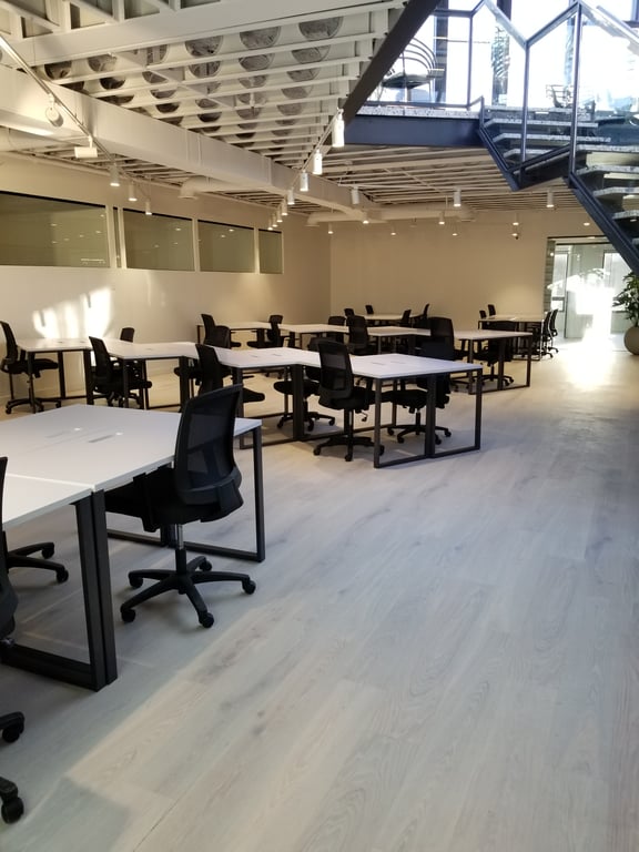 An interior shot of Dedicated Desk