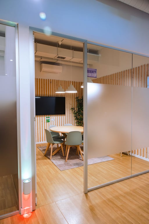 An interior shot of Serenity Room