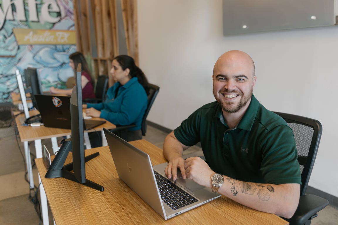 An interior shot of Coworking Space