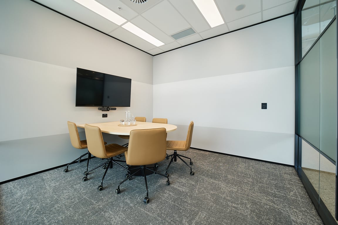 An interior shot of Meeting Room 3 - 6 person
