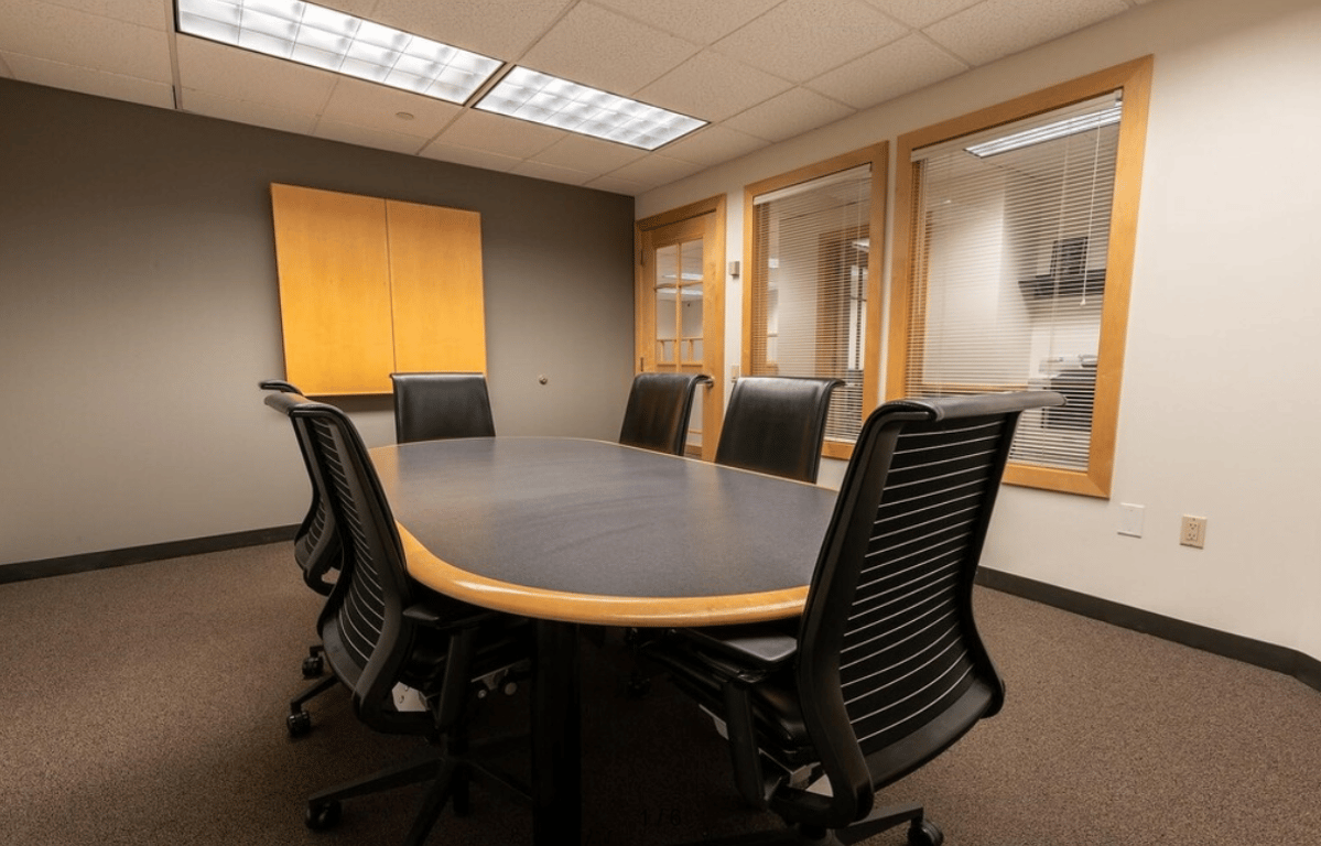 An interior shot of Small Conference Room