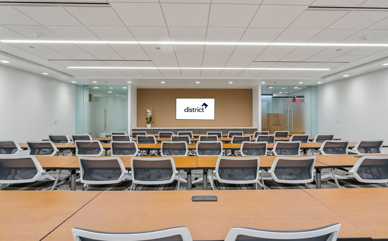 An interior shot of International Room