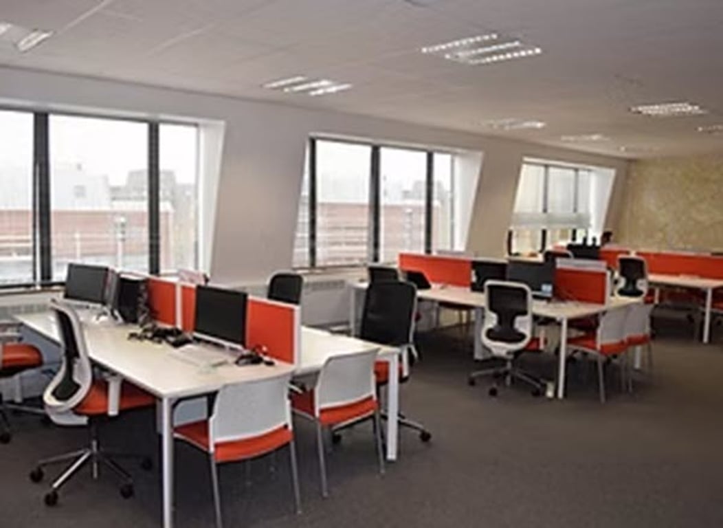 An interior shot of Large Office