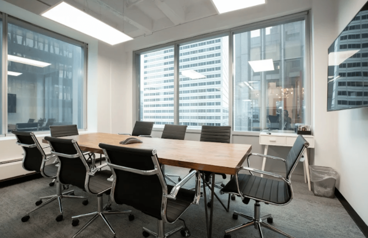 An interior shot of Conference Room 17