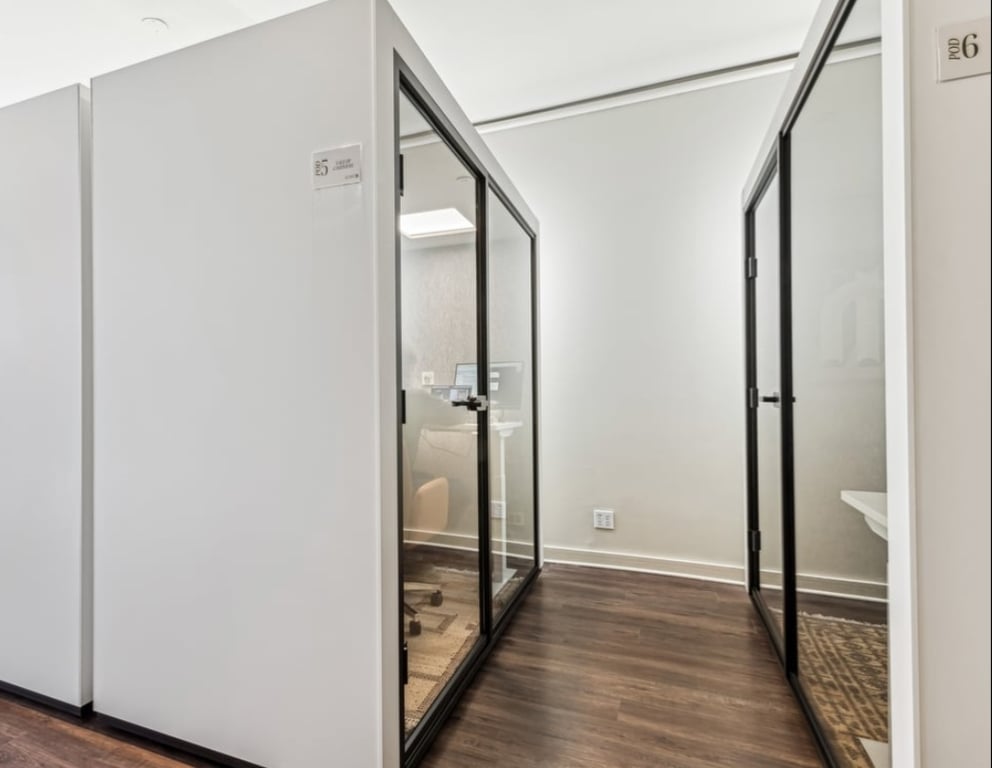 An interior shot of ALCOVE Pod 5 - Vale of Cashmere