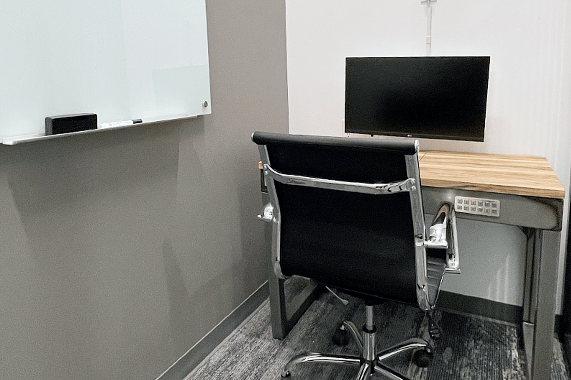 An interior shot of Private Office (Best for 1-2 persons)