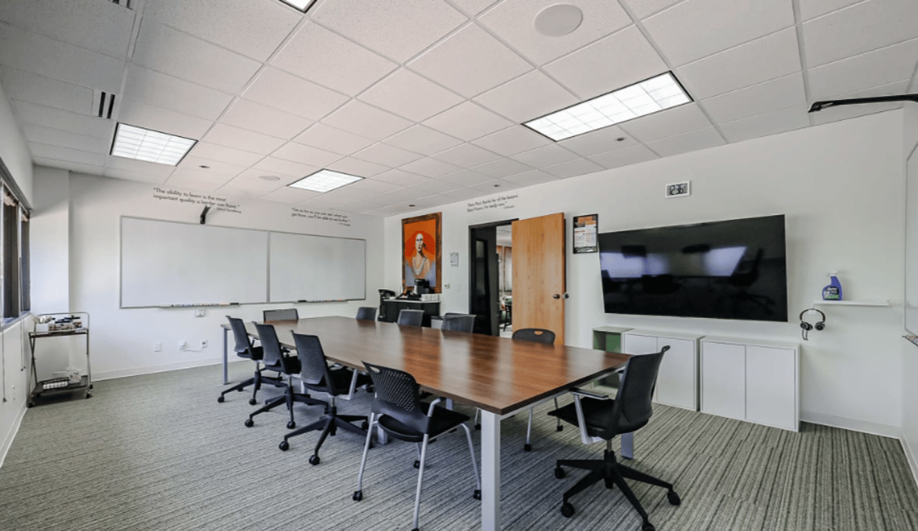 An interior shot of Large Conference Room with Lounge Area