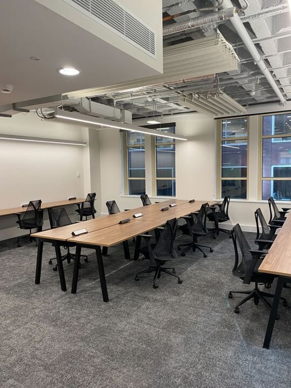An interior shot of 8 person Day Office at Hub Martin Place