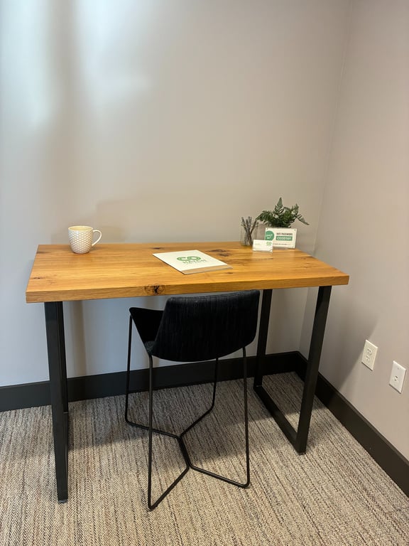 An interior shot of Private Office