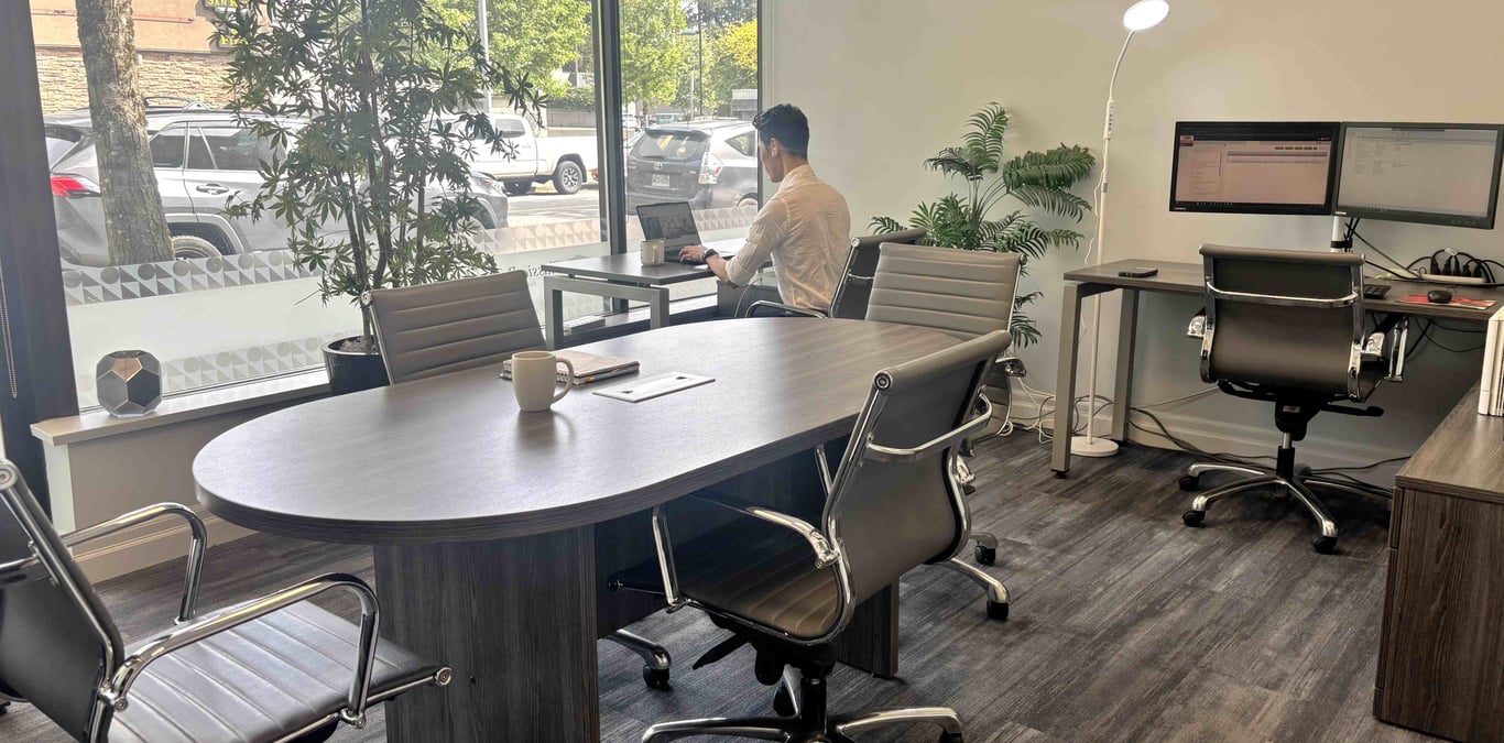 An interior shot of Monthly Dedicated Desk