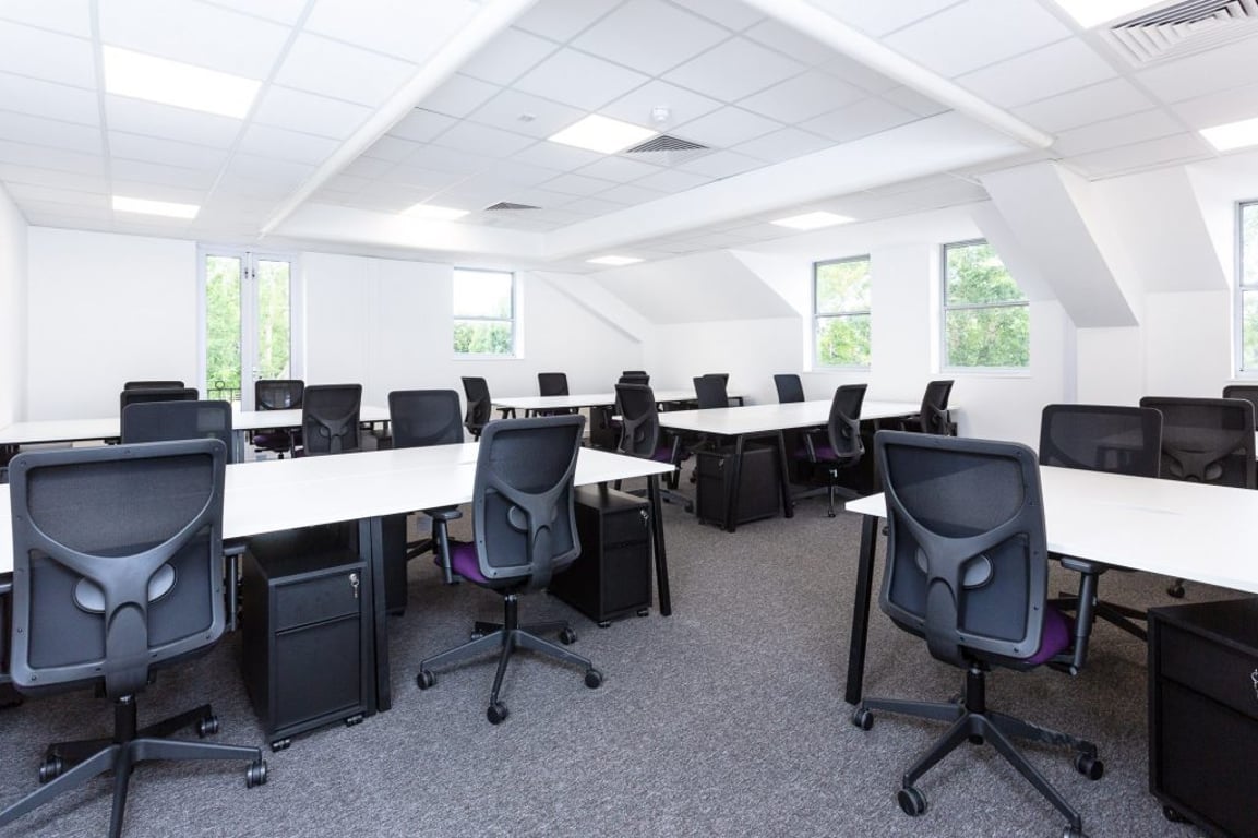 An interior shot of 31 Person Private Day Office