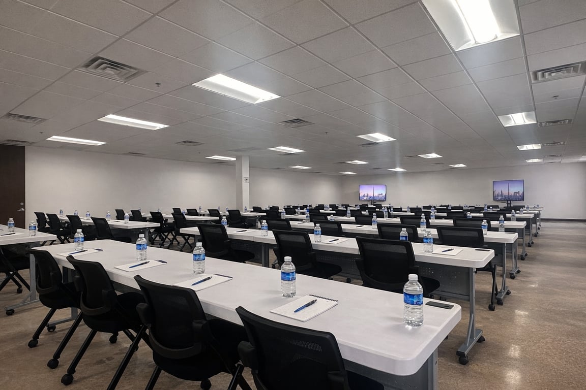 An interior shot of Continental Event Center