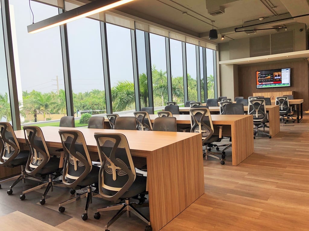 An interior shot of Desk Day Pass