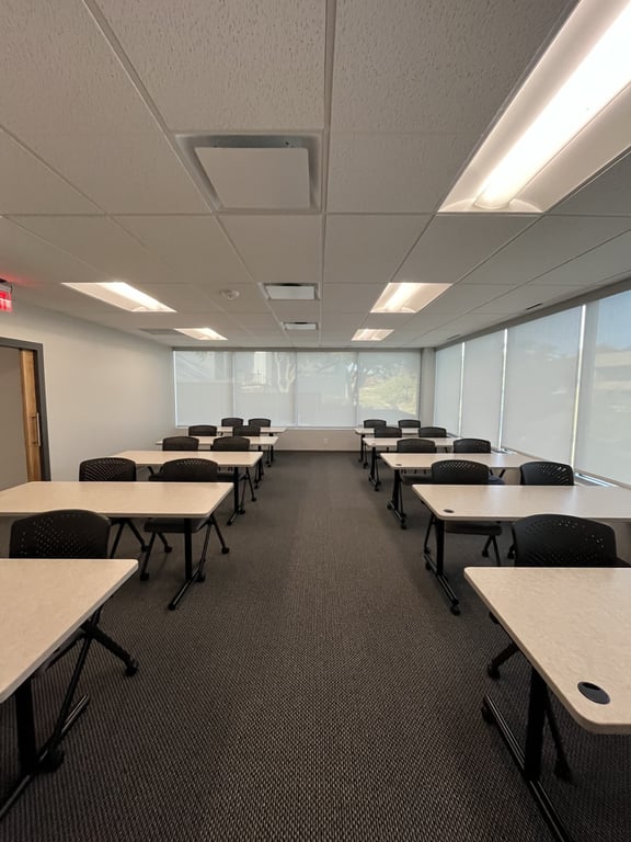 An interior shot of Wingren Classroom