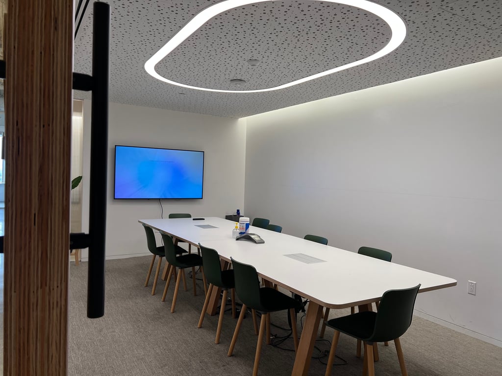 An interior shot of Large Meeting Room #2