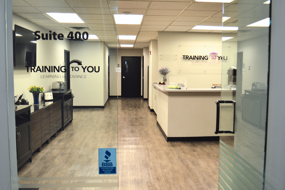 An interior shot of Training to YOU