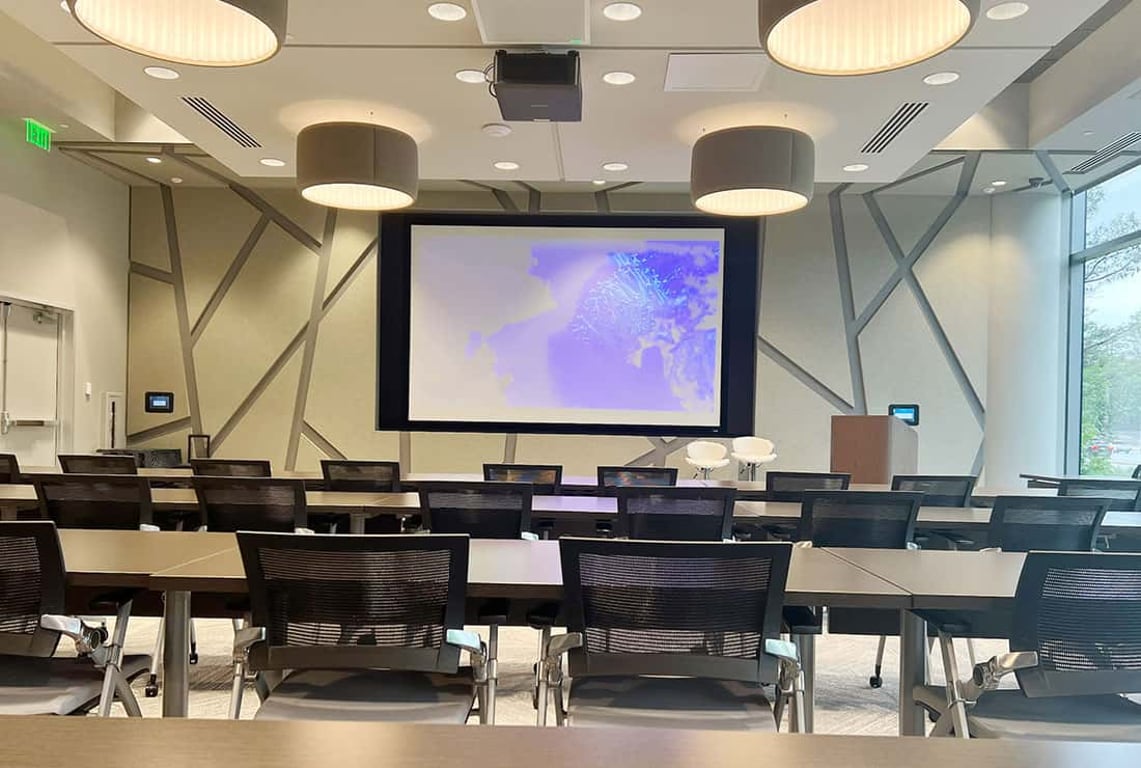 An interior shot of 3AC Conference Center