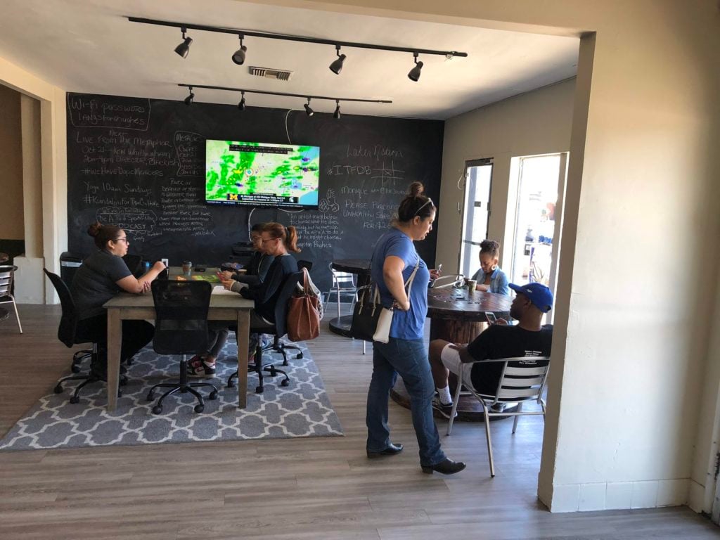 An interior shot of The Metaphor Club