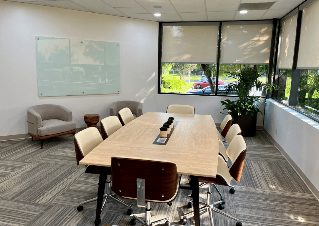 An interior shot of Large Meeting Room