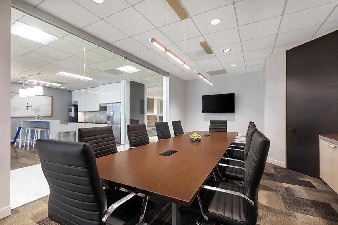 An interior shot of 10 Person Meeting Room