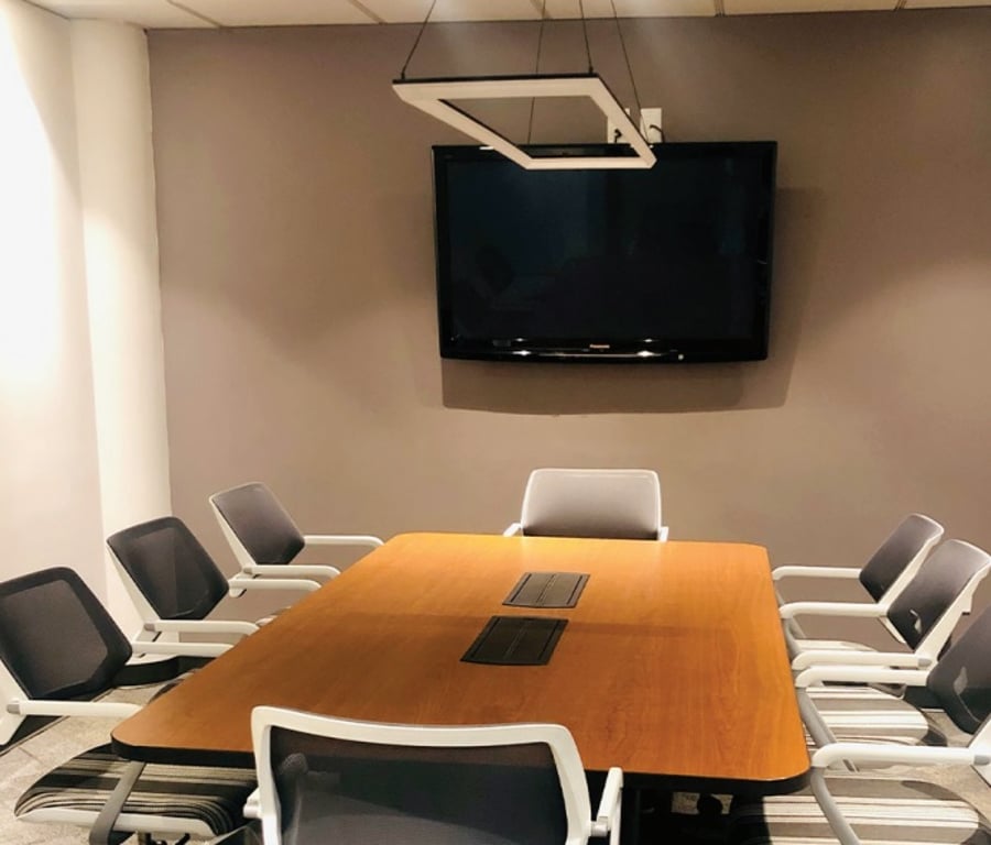 An interior shot of Harbor Room