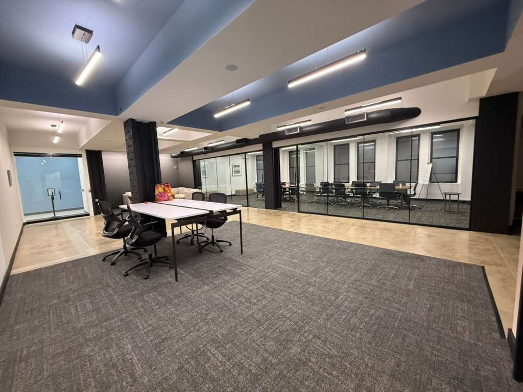 An interior shot of Event Space