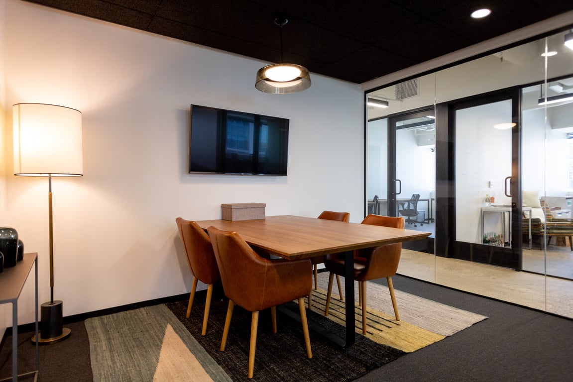 An interior shot of Huddle A