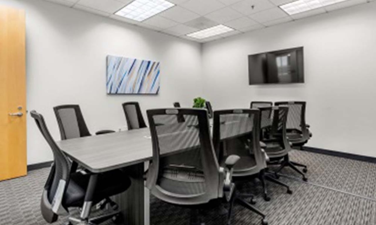 An interior shot of 10 Person Conference Room | Alpharetta