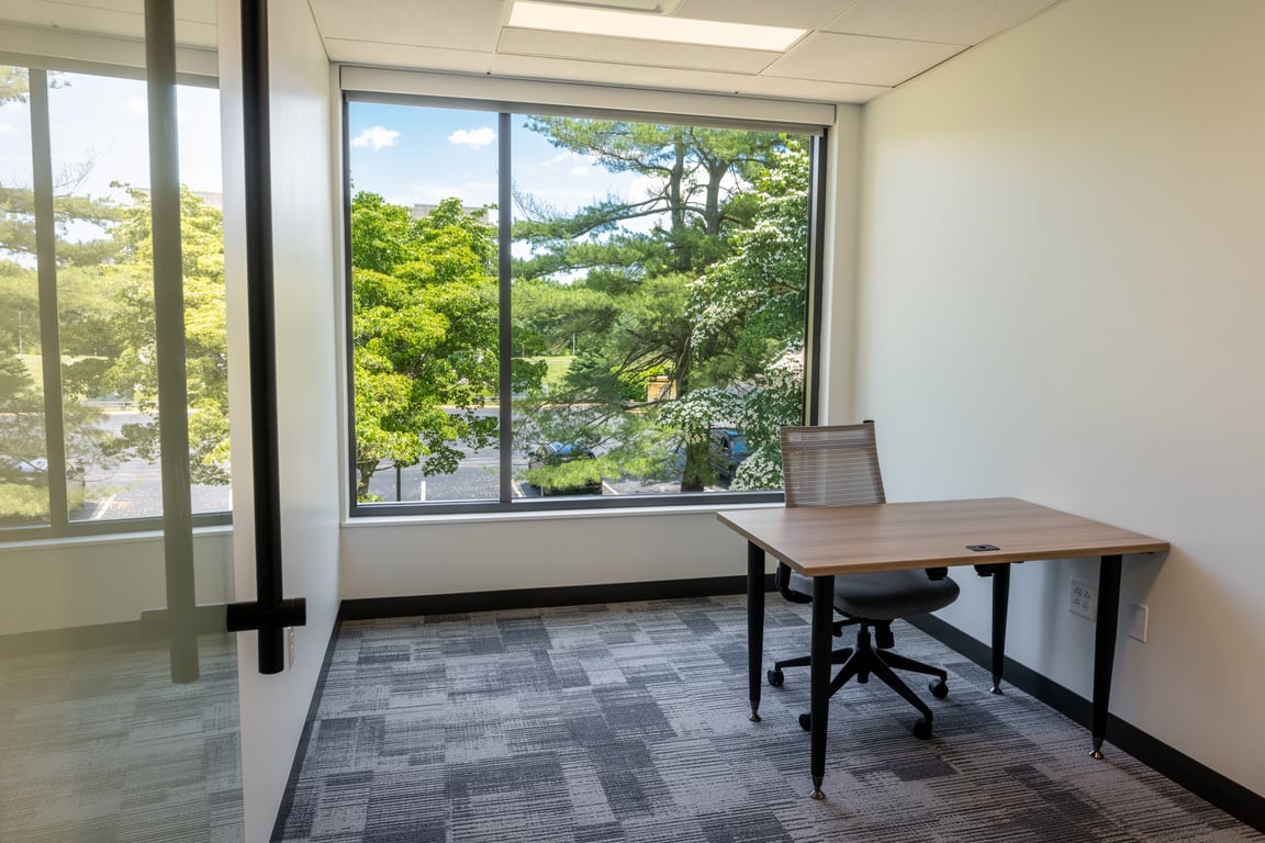 An interior shot of Private Office