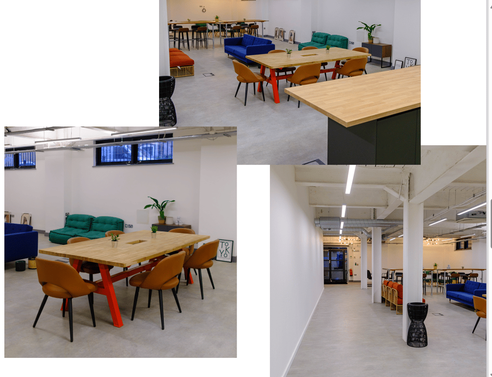 An interior shot of Event Space
