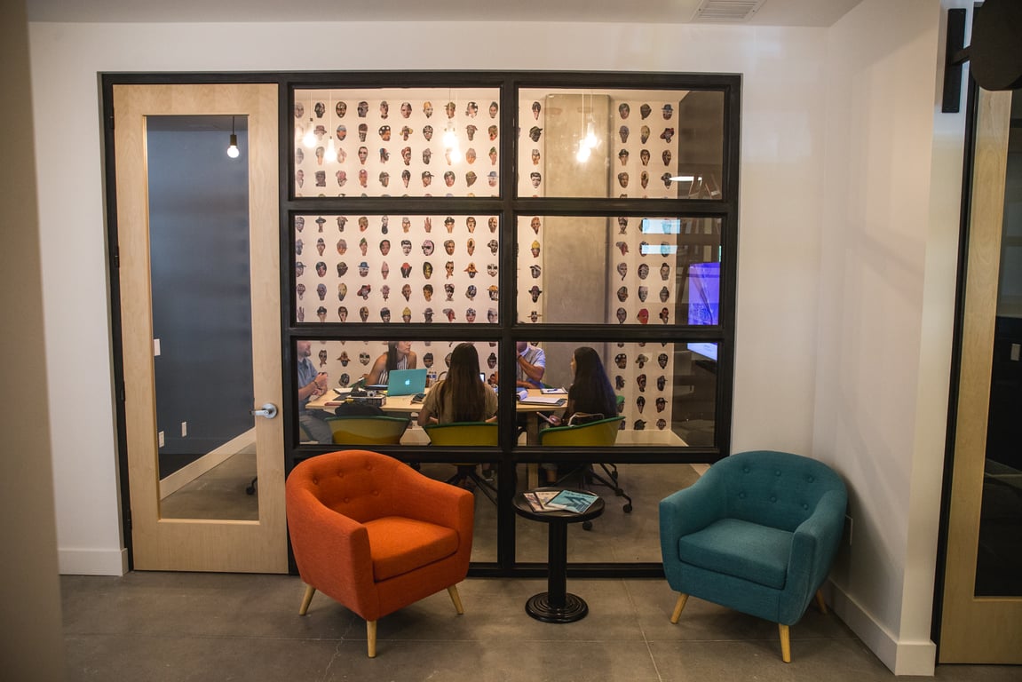An interior shot of Barham Conference Room