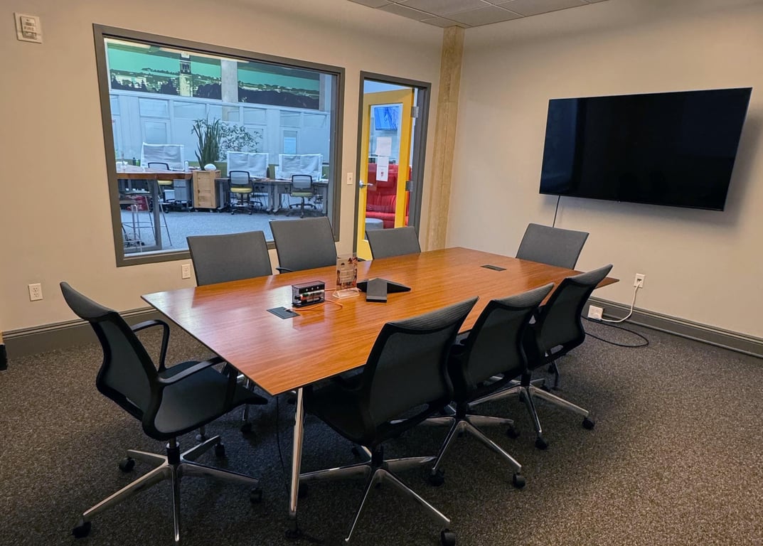 An interior shot of Moose Lodge Meeting Room