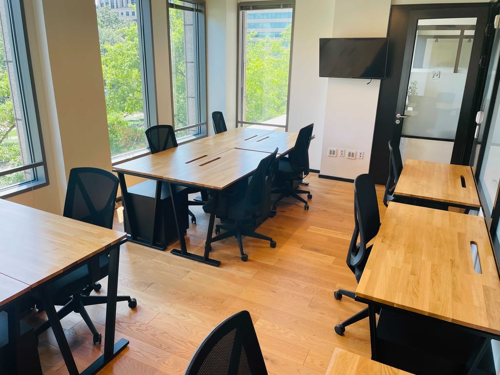An interior shot of Office for 9
