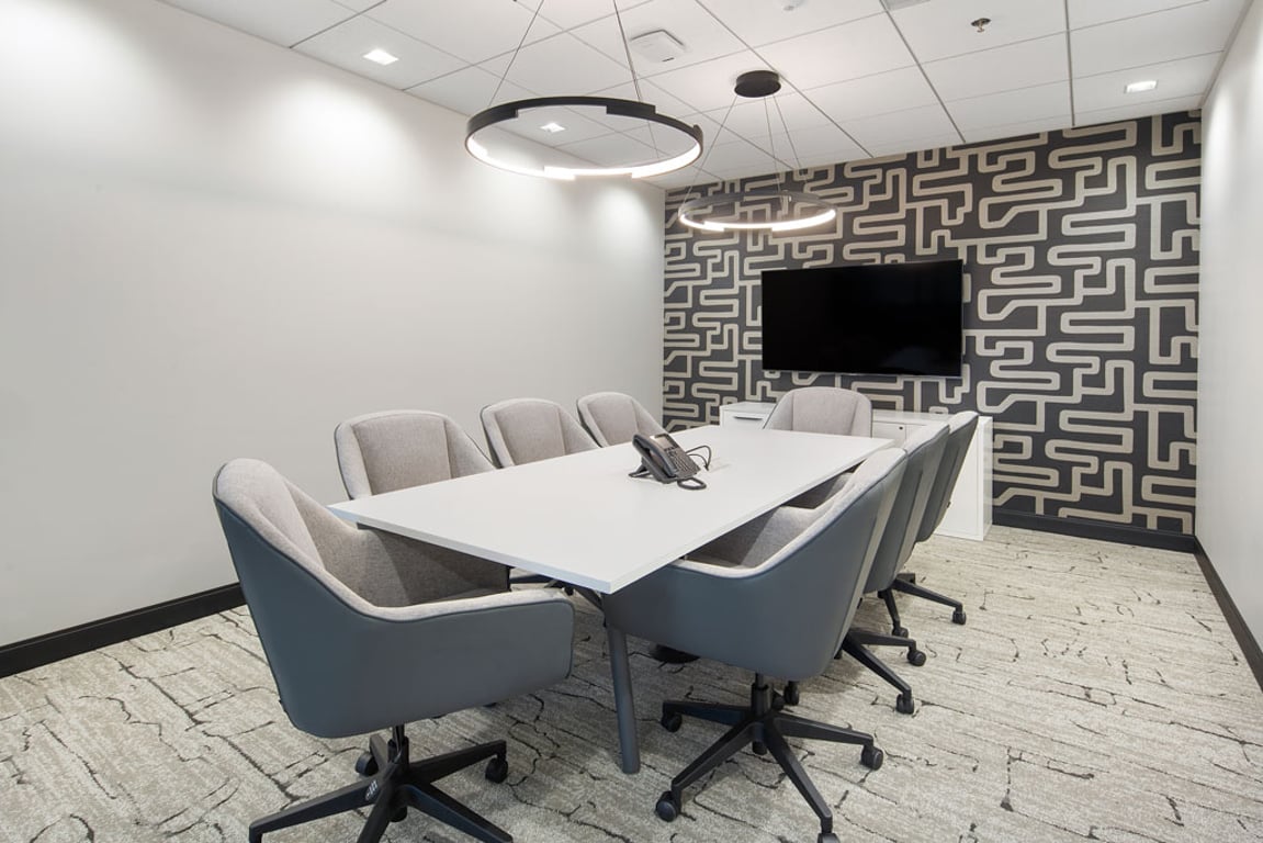 An interior shot of 8 Person Meeting Room