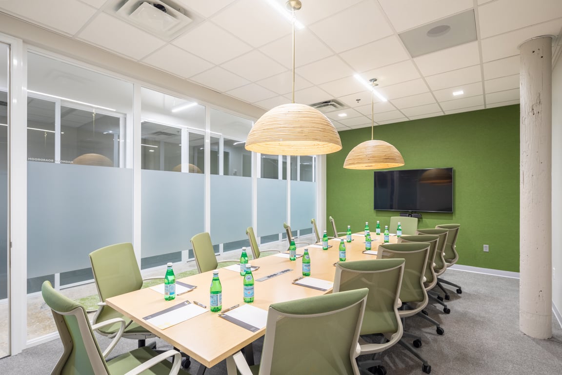 An interior shot of Palmetto Boardroom