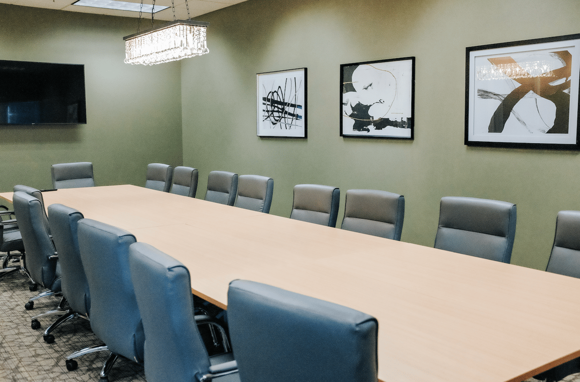 An interior shot of Boardroom