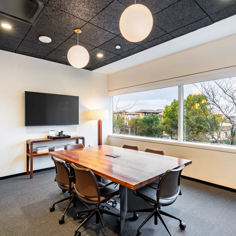 An interior shot of Conf Room 1-D