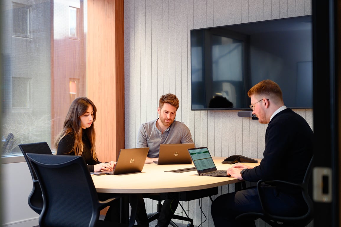 An interior shot of Electra Visual Studio
