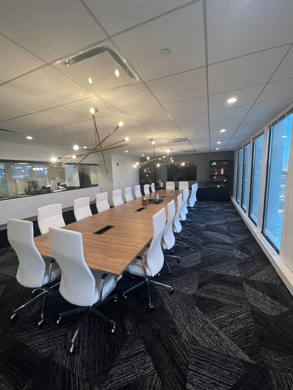 An interior shot of Boardroom