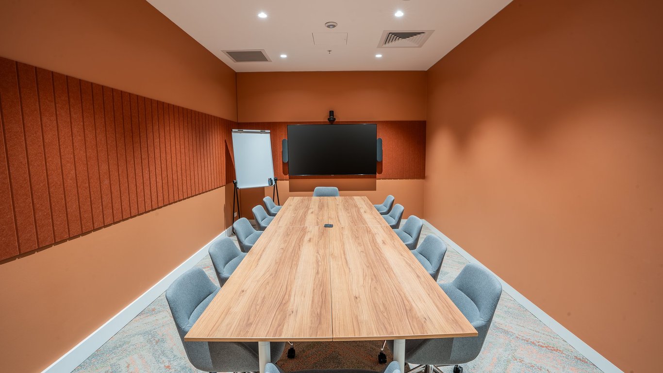 An interior shot of Puckle Boardroom
