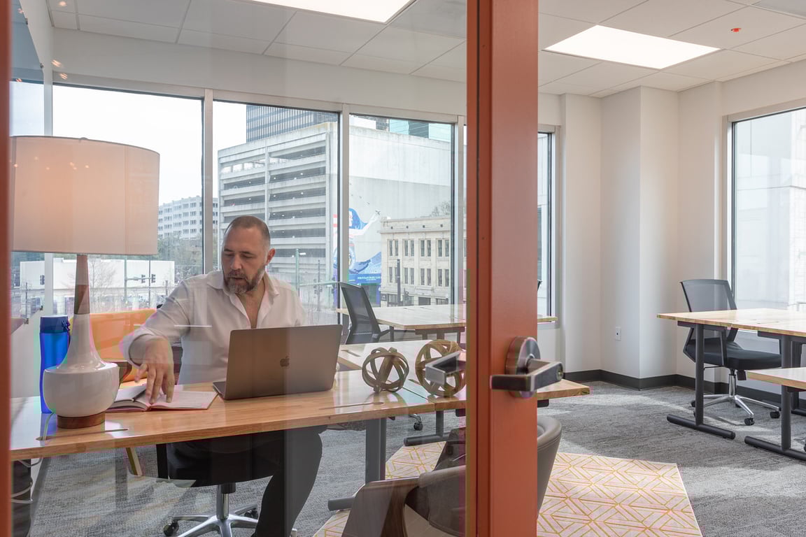 An interior shot of Private Day Office